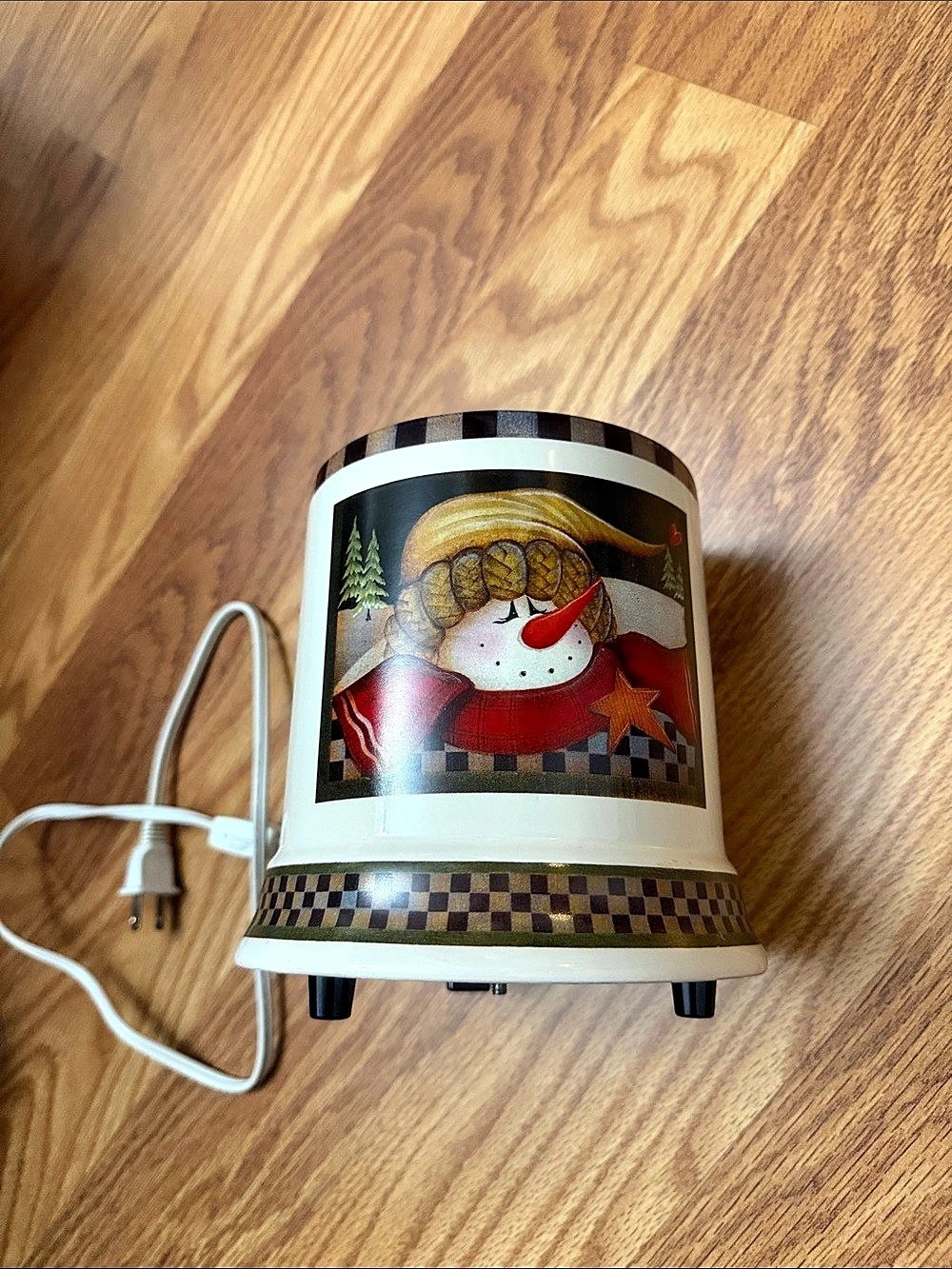 Holiday Snowman Electric Warmer
